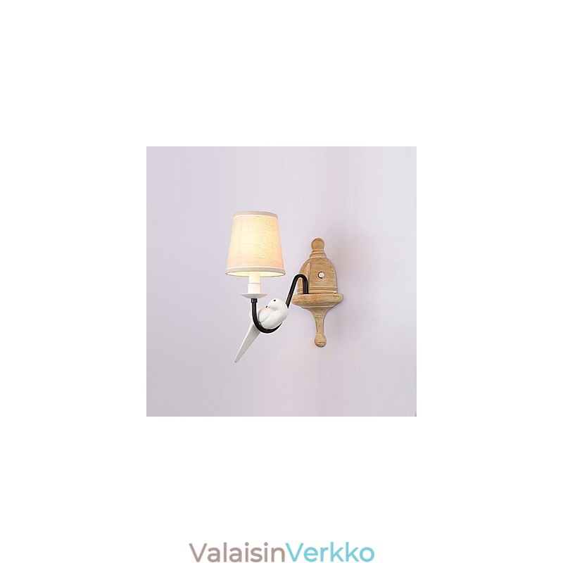 Rustic Lodge Simple Vintage Painting Feature Ambient Light -seinävalaisimet