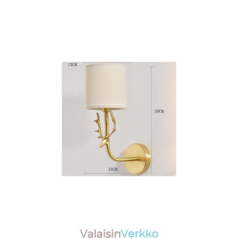 Yksinkertainen vintage perinteinen klassinen messinkiominaisuus minityylisille Ambient Light -seinävalaisimille