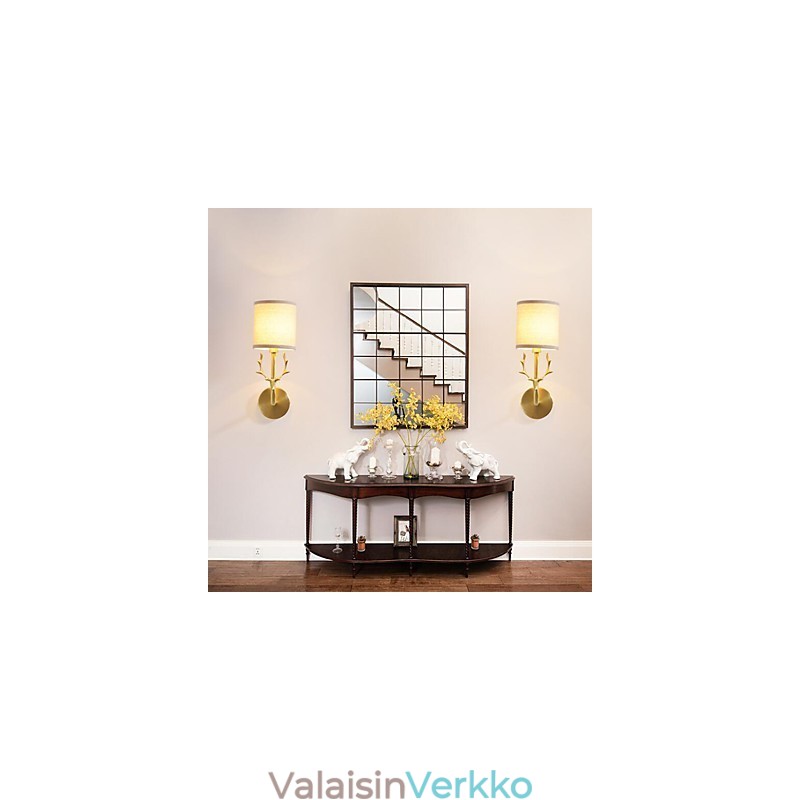 Yksinkertainen vintage perinteinen klassinen messinkiominaisuus minityylisille Ambient Light -seinävalaisimille