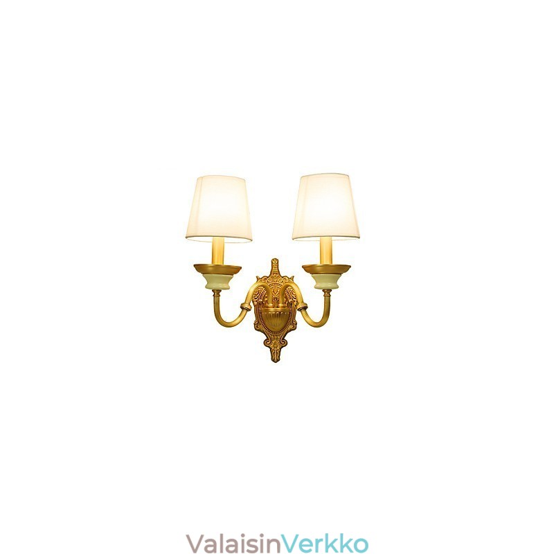 Yksinkertainen maalaisperinteinen klassinen messinkiominaisuus minityylisille uplight-seinävalaisimille