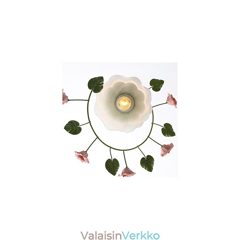 Ystävänpäivä Ruusutarhan kukat ja kasvit imevät kupolin valoa