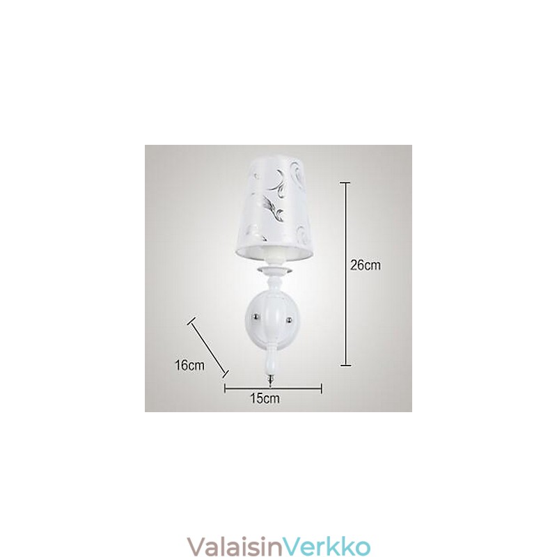 Moderni nykyaikainen sähköpinnoitettu ominaisuus uplight seinävalaisin seinävalaisin