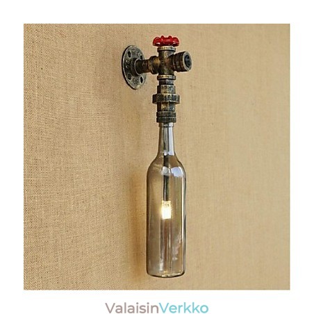 Savunharmaa vesipullon seinävalaisin seinävalaisin Savunharmaa vesipullon seinävalaisin seinävalaisin