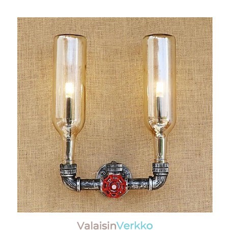 Retro Industrial tuulikytkin Vesipullon seinävalaisin Seinävalaisin Oranssi Retro Industrial tuulikytkin Vesipullon seinävalaisin Seinävalaisin Oranssi