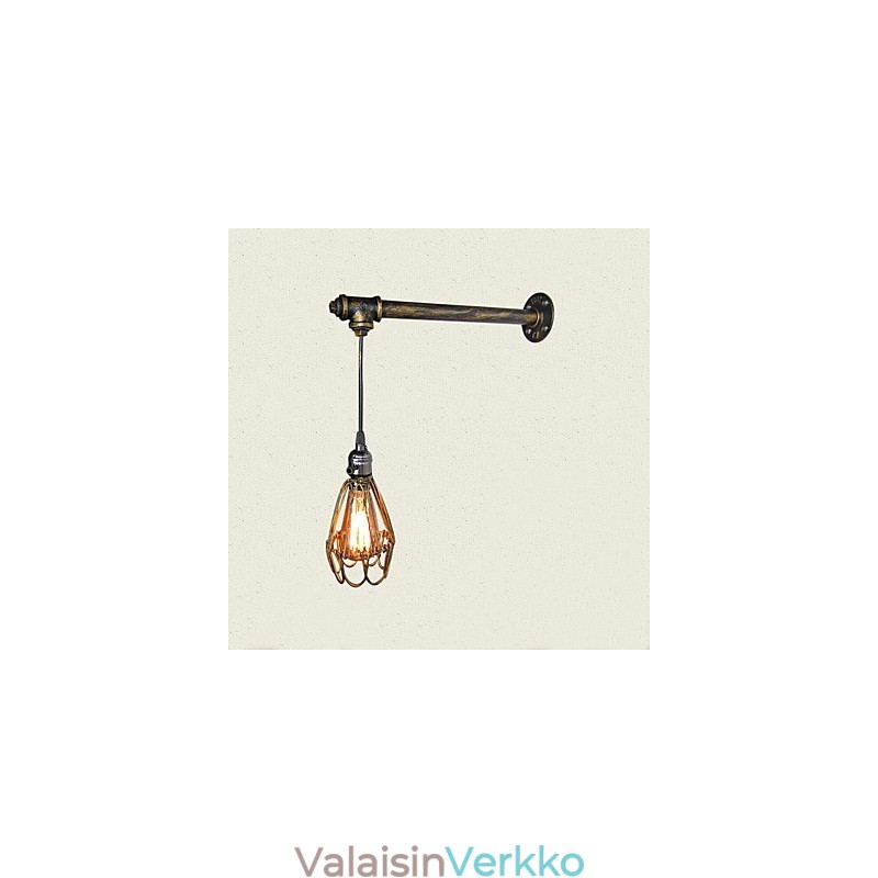 Loft vintage -seinävalot Kytkimellä Industrial Edison Fashion Simplicity seinävalaisin metallinen pohjakorkki