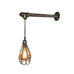 Loft vintage -seinävalot Kytkimellä Industrial Edison Fashion Simplicity seinävalaisin metallinen pohjakorkki