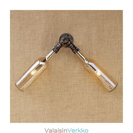 Retro American Village Creative Industry Wind Designer Vesipullon seinävalaisin Seinävalo Amber Retro American Village Creative Industry Wind Designer Vesipullon seinävalaisin Seinävalo Amber