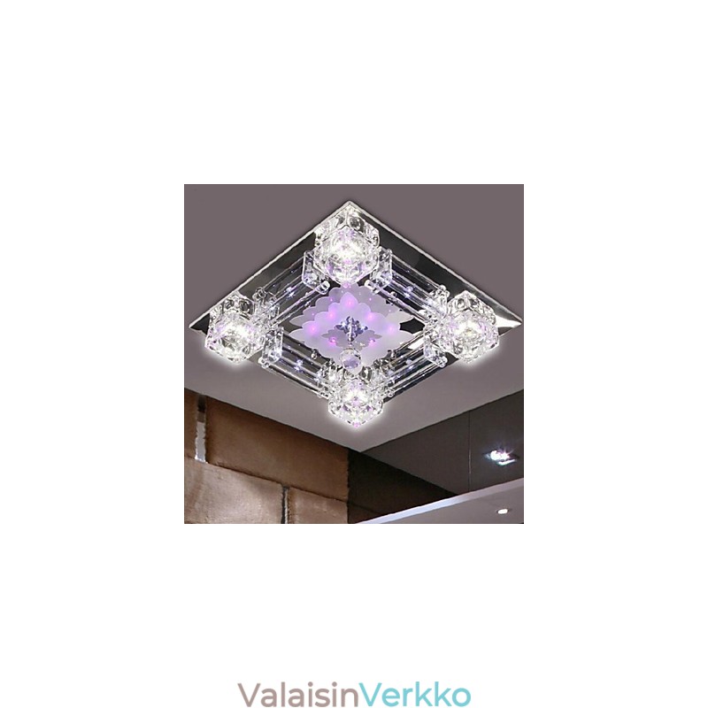 Moderni nykyaikainen kristalli galvanoitu lasi uppoteline