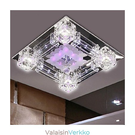 Moderni nykyaikainen kristalli galvanoitu lasi uppoteline