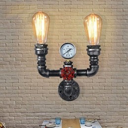 2 Heads Vintage Industrial Metal Wall Lights Ravintola Kahvila Baari Sisustusvalaistus