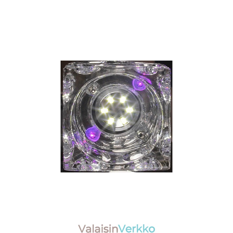 Moderni nykyaikainen kristalli galvanoitu lasi uppoteline