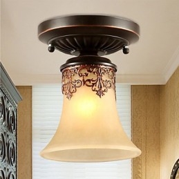 Vintage Country Island -maalaus metalliin uppoteline