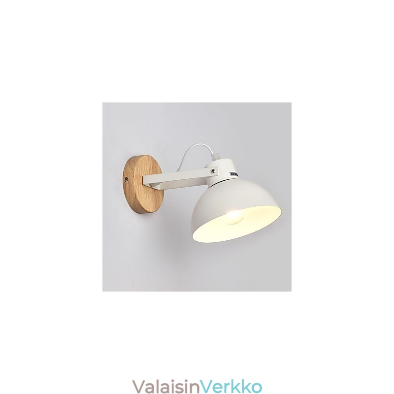 Vintage Puu Art Deco Metalli Maalaismainen seinävalaisin Olohuone Ruokailuhuone Eteinen Seinävalaisin Musta Valkoinen Valinnainen