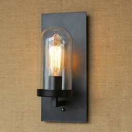 Luova moderni minimalistinen Ravintola Baari Amerikkalainen maalaiskäytävä portaat Edison seinä yksi otsalampun lasi