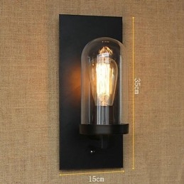 Luova moderni minimalistinen Ravintola Baari Amerikkalainen maalaiskäytävä portaat Edison seinä yksi otsalampun lasi