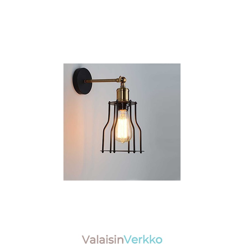 Loft vintage seinävalaisimet Industrial Edison Fashion Simplicity seinävalaisimet metallinen pohjahattu