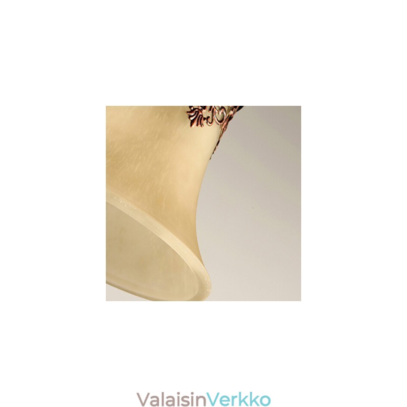 Vintage Country Island -maalaus metalliin uppoteline