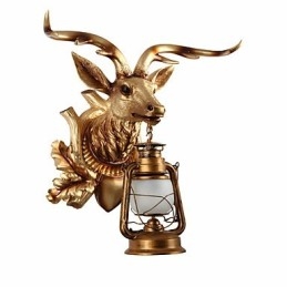 Moderni nykyaikainen perinteinen klassinen maalaismainen Lodge-maalausominaisuus minityyliseen ympäristövaloon