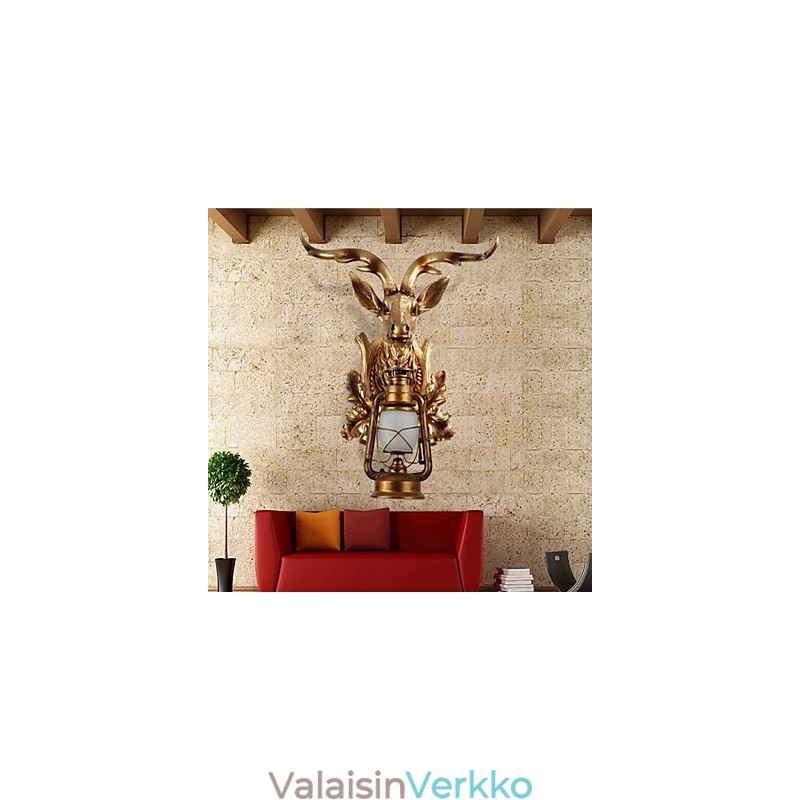 Moderni nykyaikainen perinteinen klassinen maalaismainen Lodge-maalausominaisuus minityyliseen ympäristövaloon