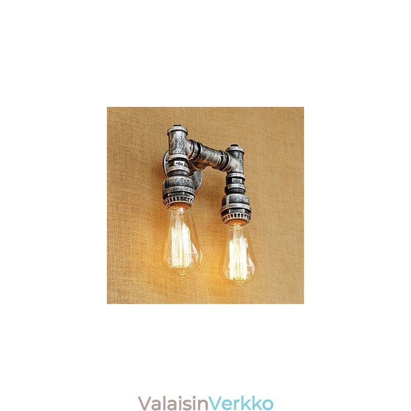 Rustic Lodge Country Retro Painting Feature Mini Style Ambient Light -seinävalaisimiin