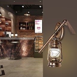 Rustic Lodge -maalausominaisuus minityyliselle ylävalaisimille seinävalaisimille C