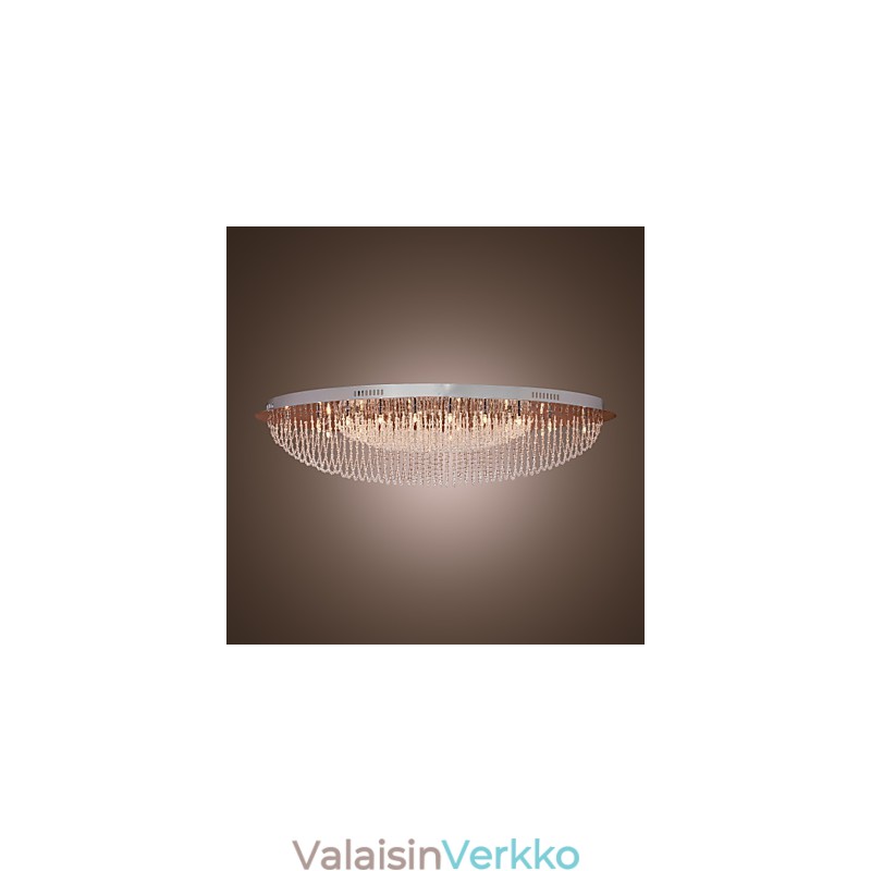 Moderni nykyaikainen Crystal Chrome -tasoteline