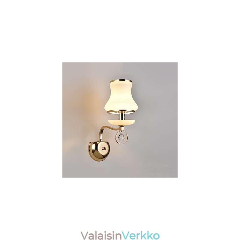 Moderni ja nykyaikainen galvanoitu ominaisuus Crystal Ambient Light -seinävalaisimille