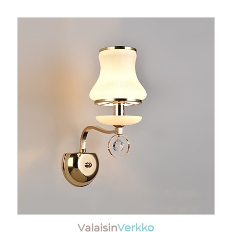 Moderni ja nykyaikainen galvanoitu ominaisuus Crystal Ambient Light -seinävalaisimille