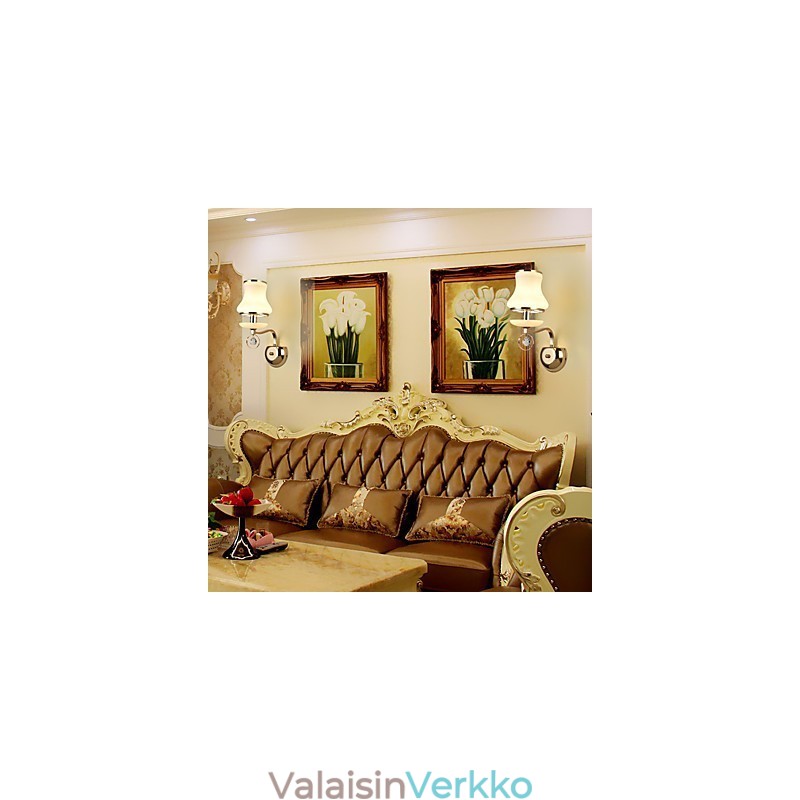 Moderni ja nykyaikainen galvanoitu ominaisuus Crystal Ambient Light -seinävalaisimille