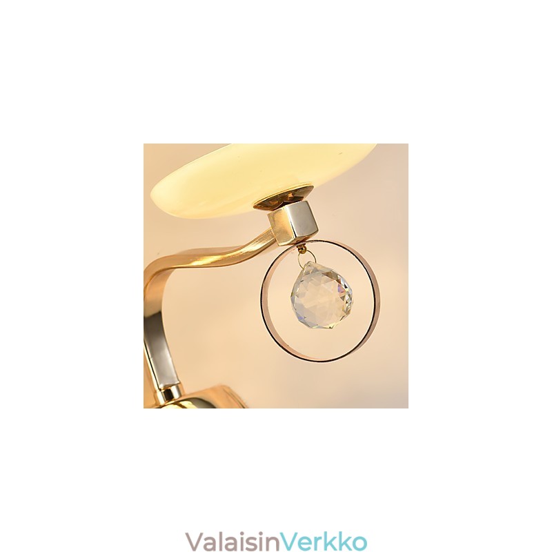 Moderni ja nykyaikainen galvanoitu ominaisuus Crystal Ambient Light -seinävalaisimille