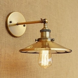Rustic Lodge Country Retro Galvanoitu ominaisuus minityylisille Ambient Light -seinävalaisimille