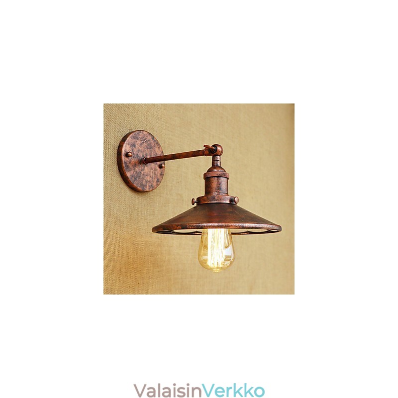 Rustic Lodge Country Retro Galvanoitu ominaisuus minityylisille Ambient Light -seinävalaisimille