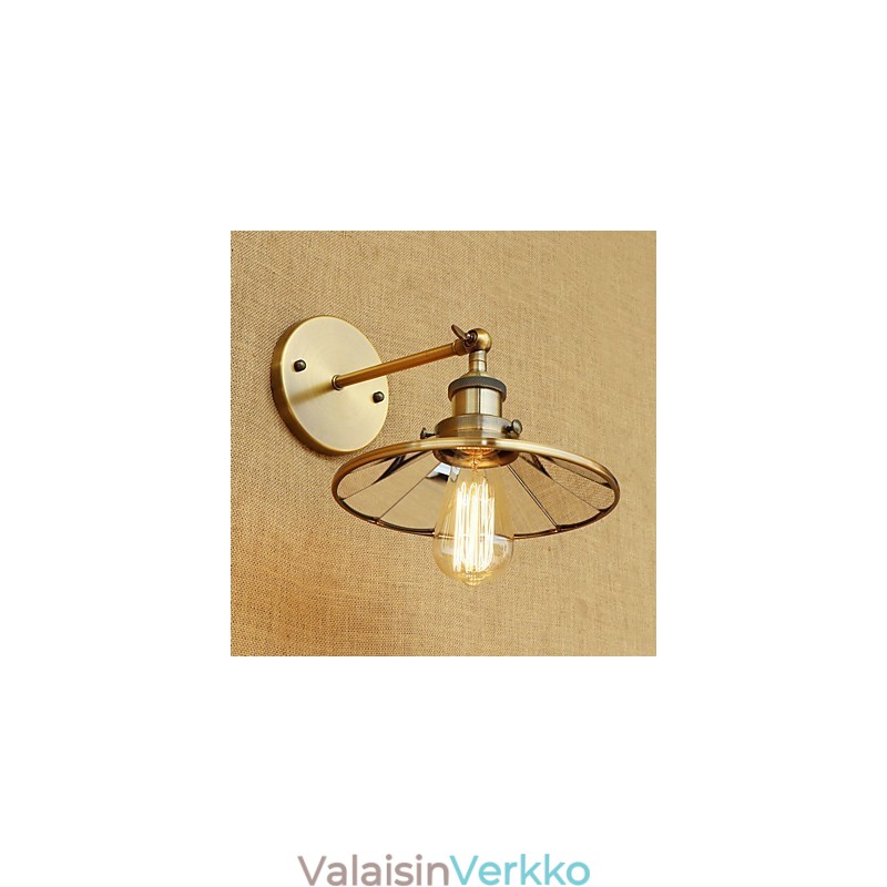 Rustic Lodge Country Retro Galvanoitu ominaisuus minityylisille Ambient Light -seinävalaisimille