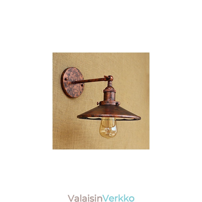 Rustic Lodge Country Retro Galvanoitu ominaisuus minityylisille Ambient Light -seinävalaisimille