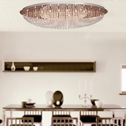 Moderni nykyaikainen Crystal Chrome -tasoteline
