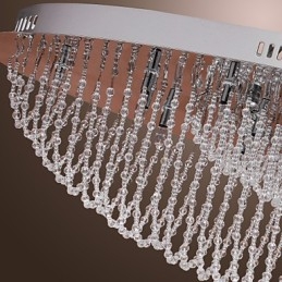 Moderni nykyaikainen Crystal Chrome -tasoteline