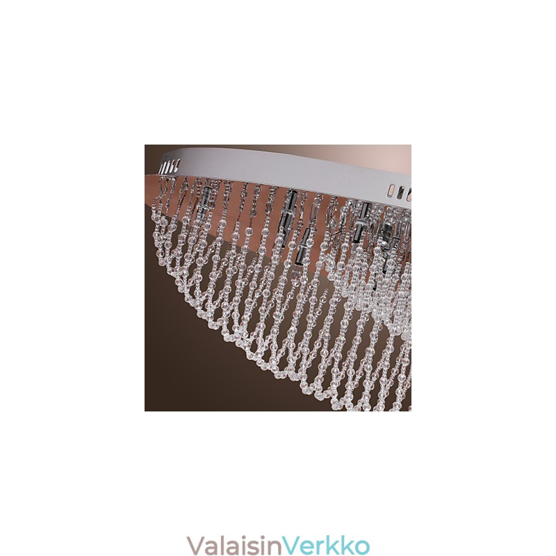 Moderni nykyaikainen Crystal Chrome -tasoteline