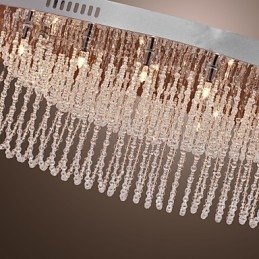 Moderni nykyaikainen Crystal Chrome -tasoteline