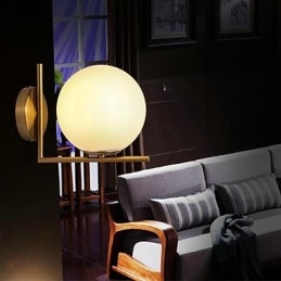 Rustic Lodge Country Galvanoitu ominaisuus minityylisille Ambient Light -seinävalaisimille