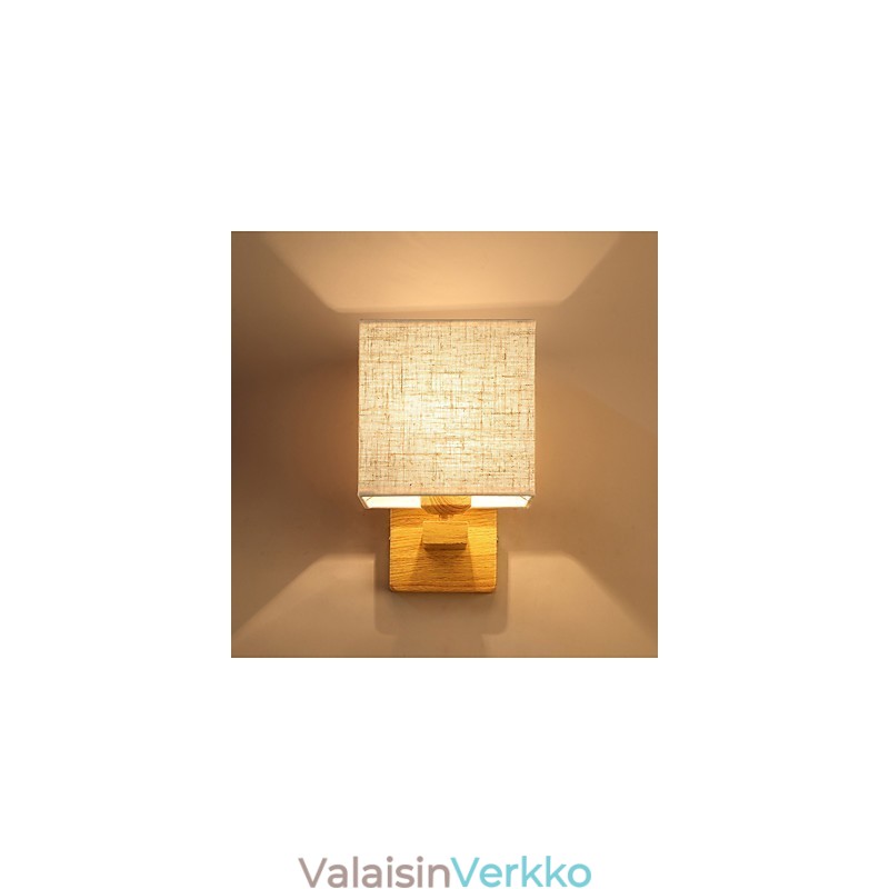 Minimalistinen massiivipuinen pöytävalaisin yöpöydän pöytävalaisin