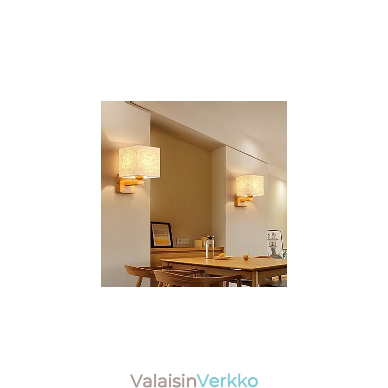 Minimalistinen massiivipuinen pöytävalaisin yöpöydän pöytävalaisin