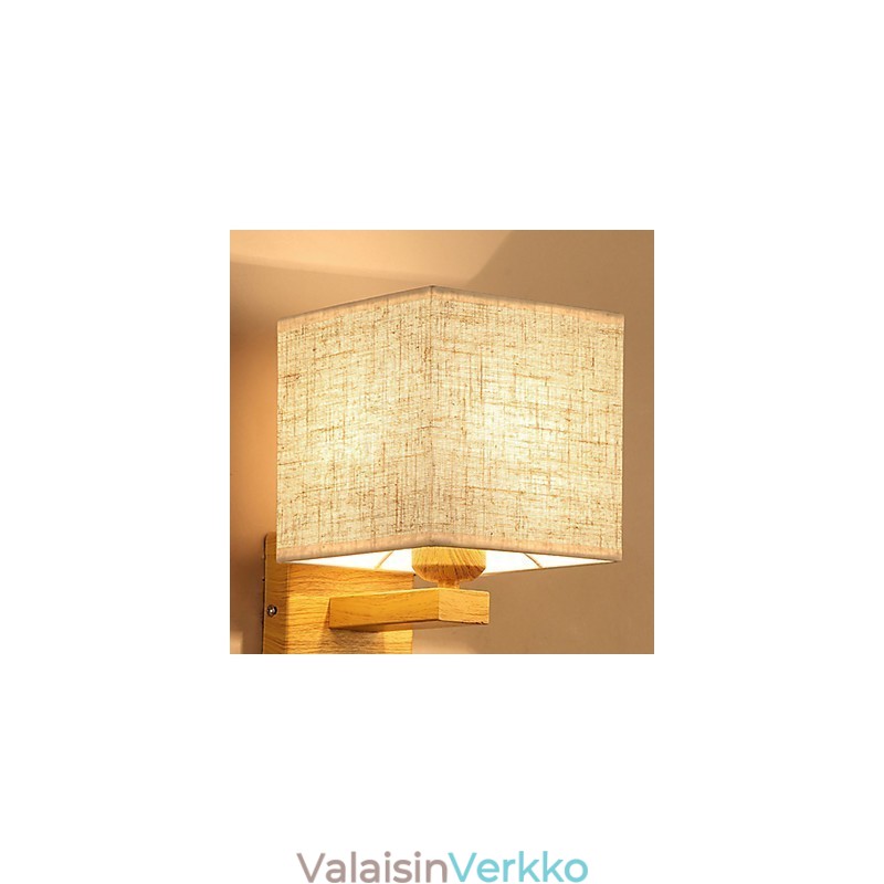 Minimalistinen massiivipuinen pöytävalaisin yöpöydän pöytävalaisin