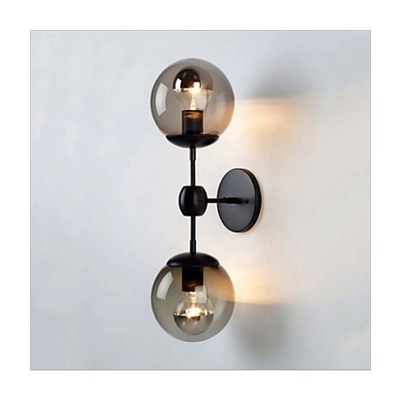 Rustic Lodge Country Galvanoitu ominaisuus minityylisille Ambient Light -seinävalaisimille