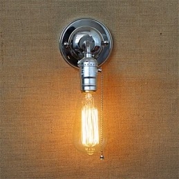 Retro Loft Edison seinävalaisin makuuhuoneen seinävalaisimet kotiin ylös alas maalaismainen teollinen yhden pään käytävä Olohuoneen mini sisustusseinä