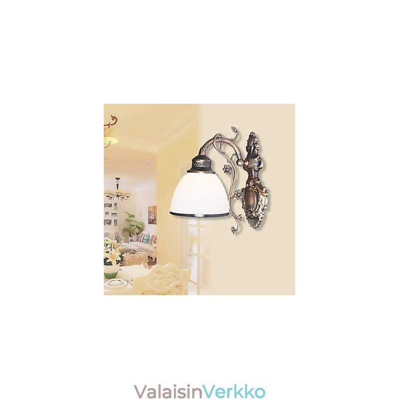 Yksinkertainen amerikkalainen seinävalaisin yövalaisin Olohuoneen koristevalaisin takorautainen eurooppalaistyylinen luova seinävalaisin