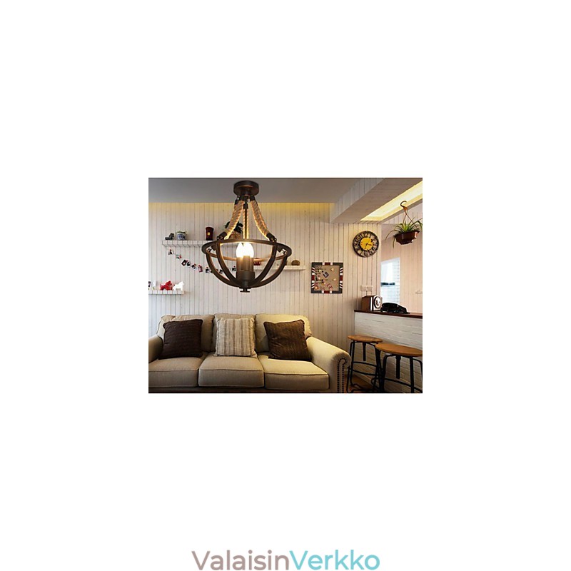 American Ceiling Retro Rope yksinkertainen lamppu