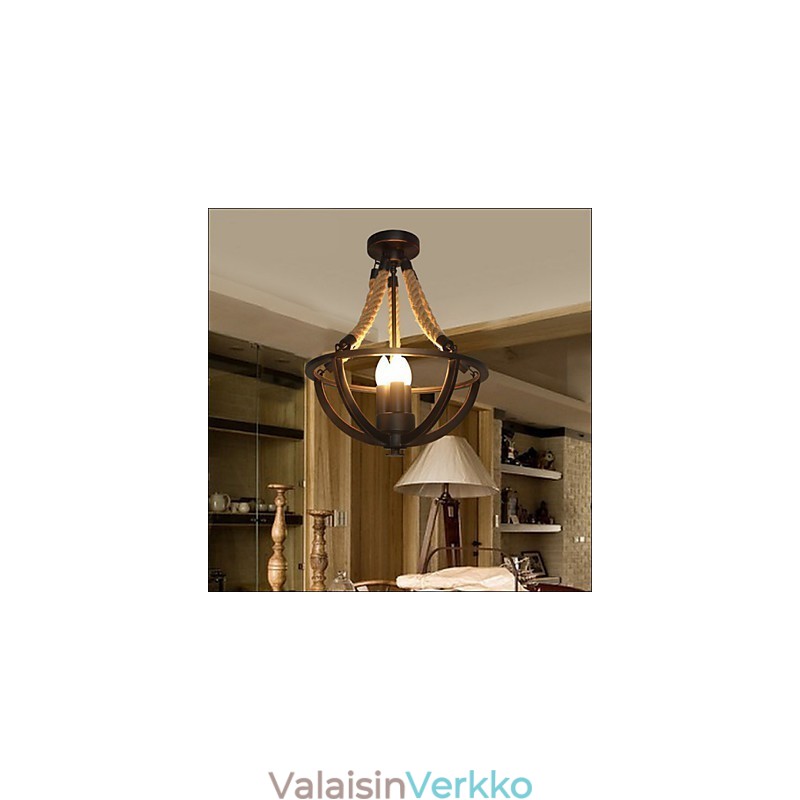 American Ceiling Retro Rope yksinkertainen lamppu