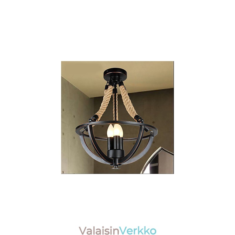 American Ceiling Retro Rope yksinkertainen lamppu