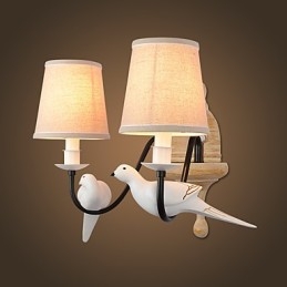 Rustic Lodge Simple Vintage Painting Feature Ambient Light -seinävalaisimet