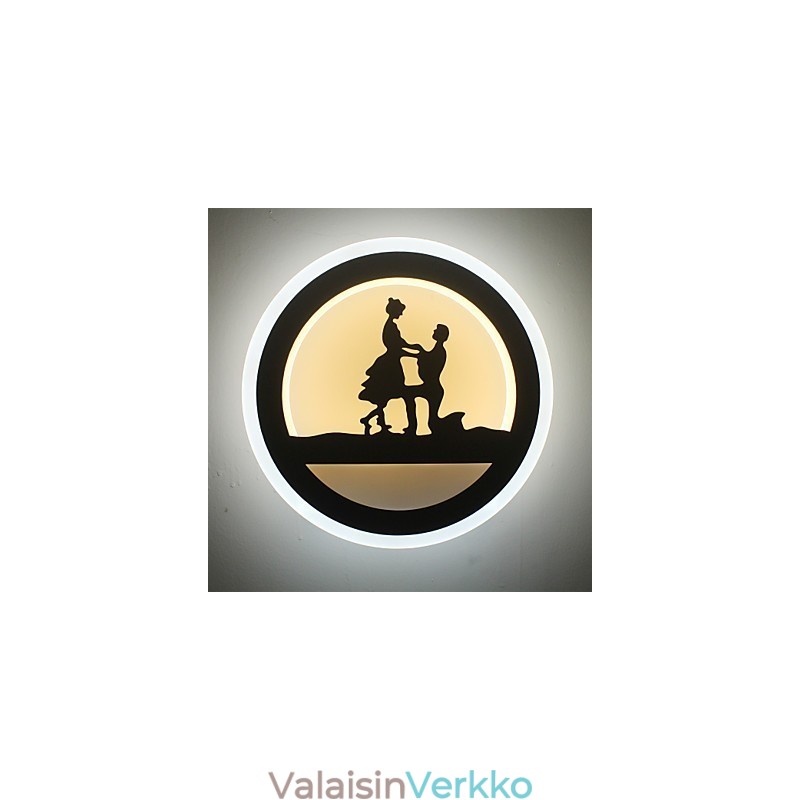 Vuoteen vierellä koristeltu valaisin Makuuhuone Luova olohuone Valokäytävälamppu Moderni minimalistinen seinävalaisin